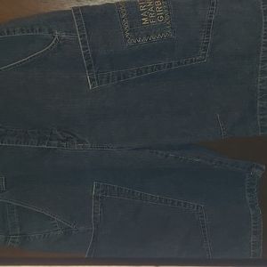 Marithe Francois Girbaud Denim Cargo Shorts 38